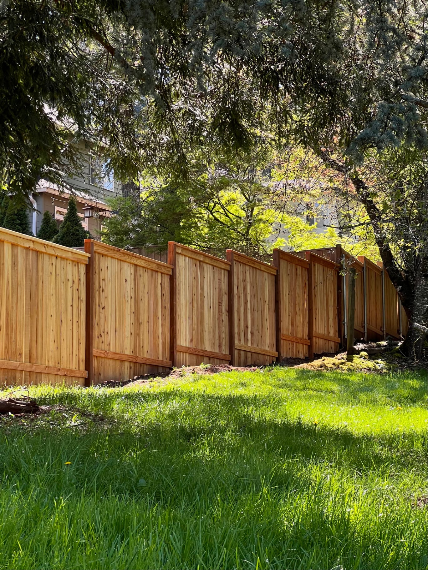Portland · Stepped Cedar Privacy Fence