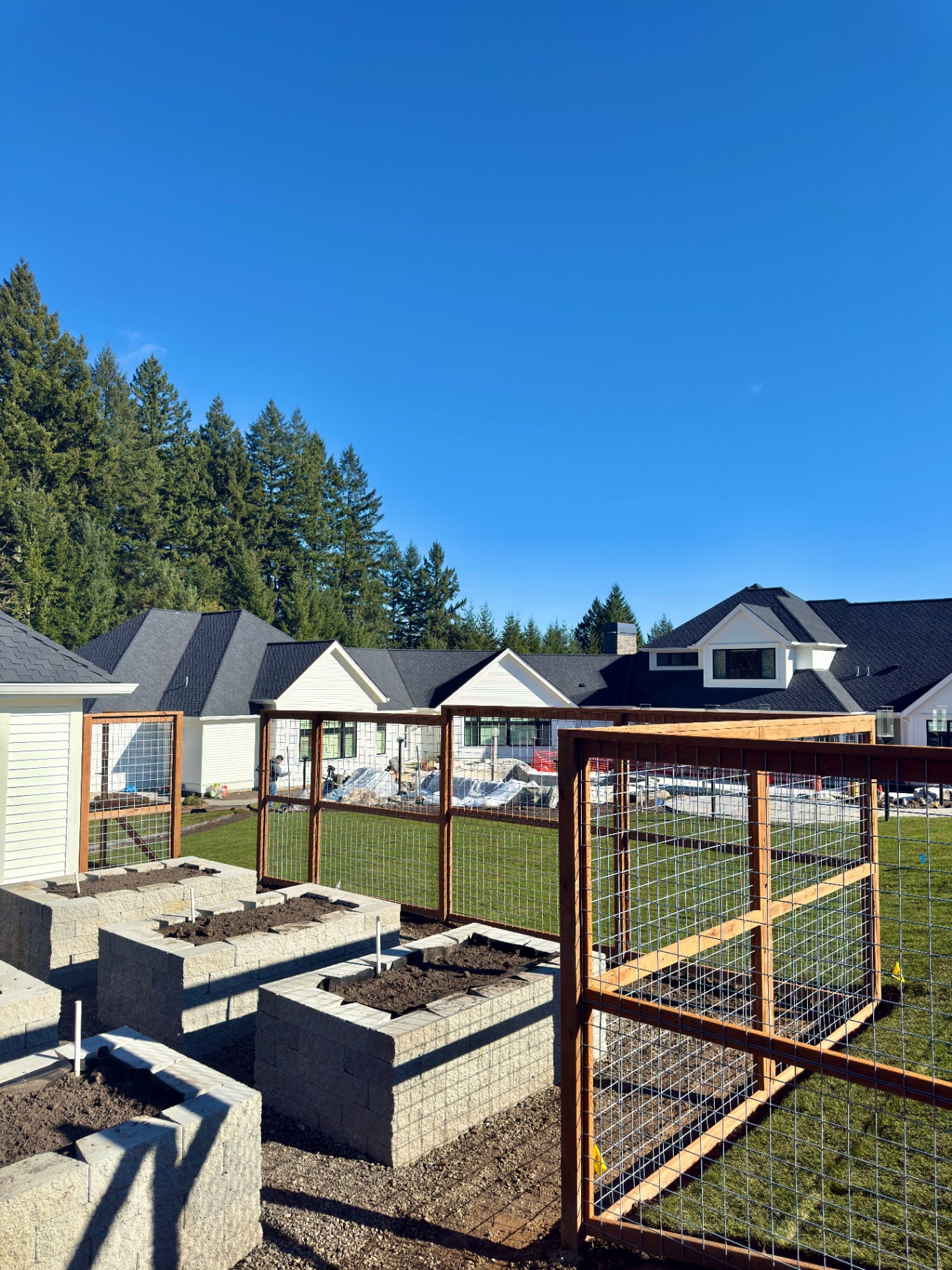 Camas · Hog Wire Garden Enclosure