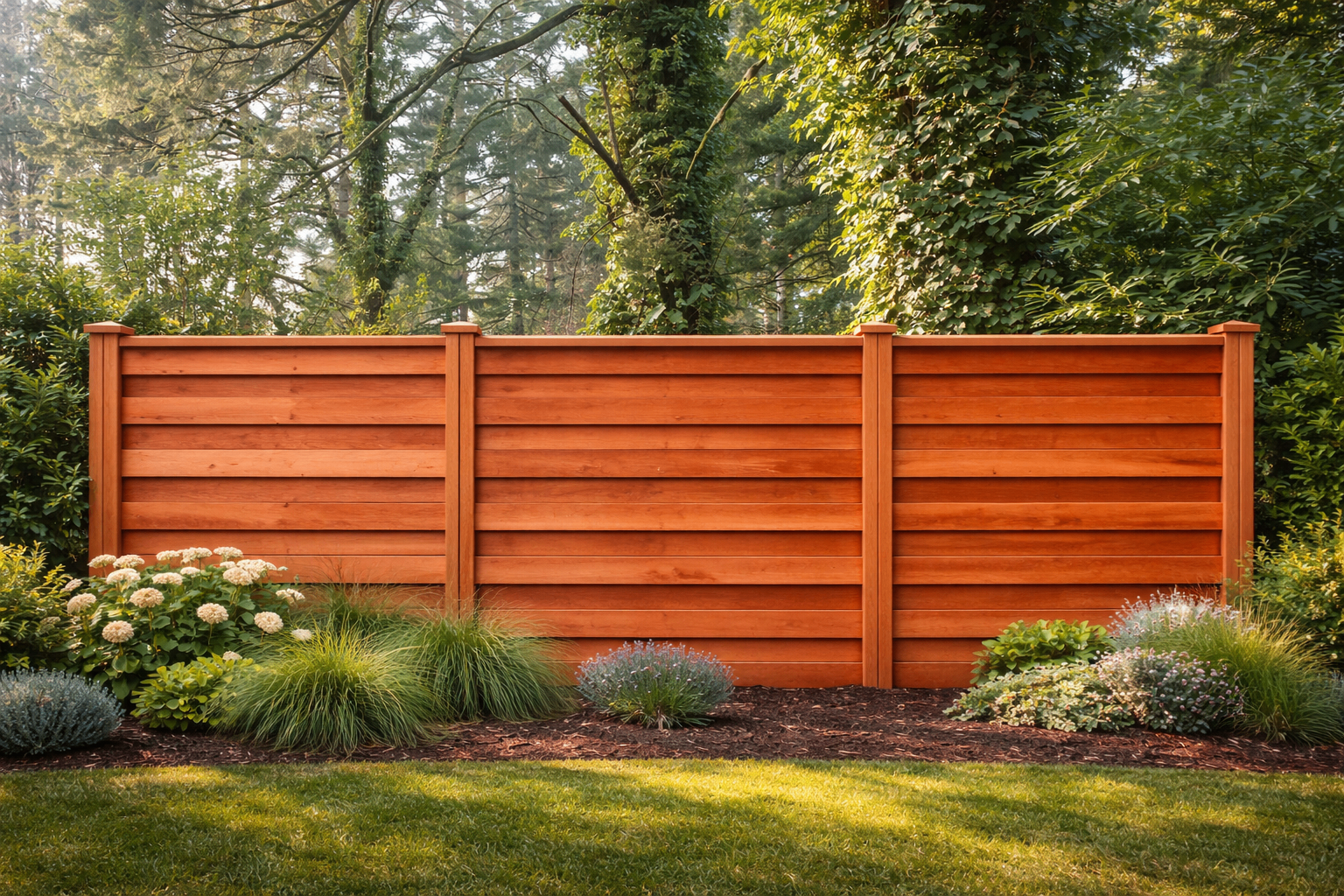 Horizontal Good Neighbor Fence | Masters Fences Portland