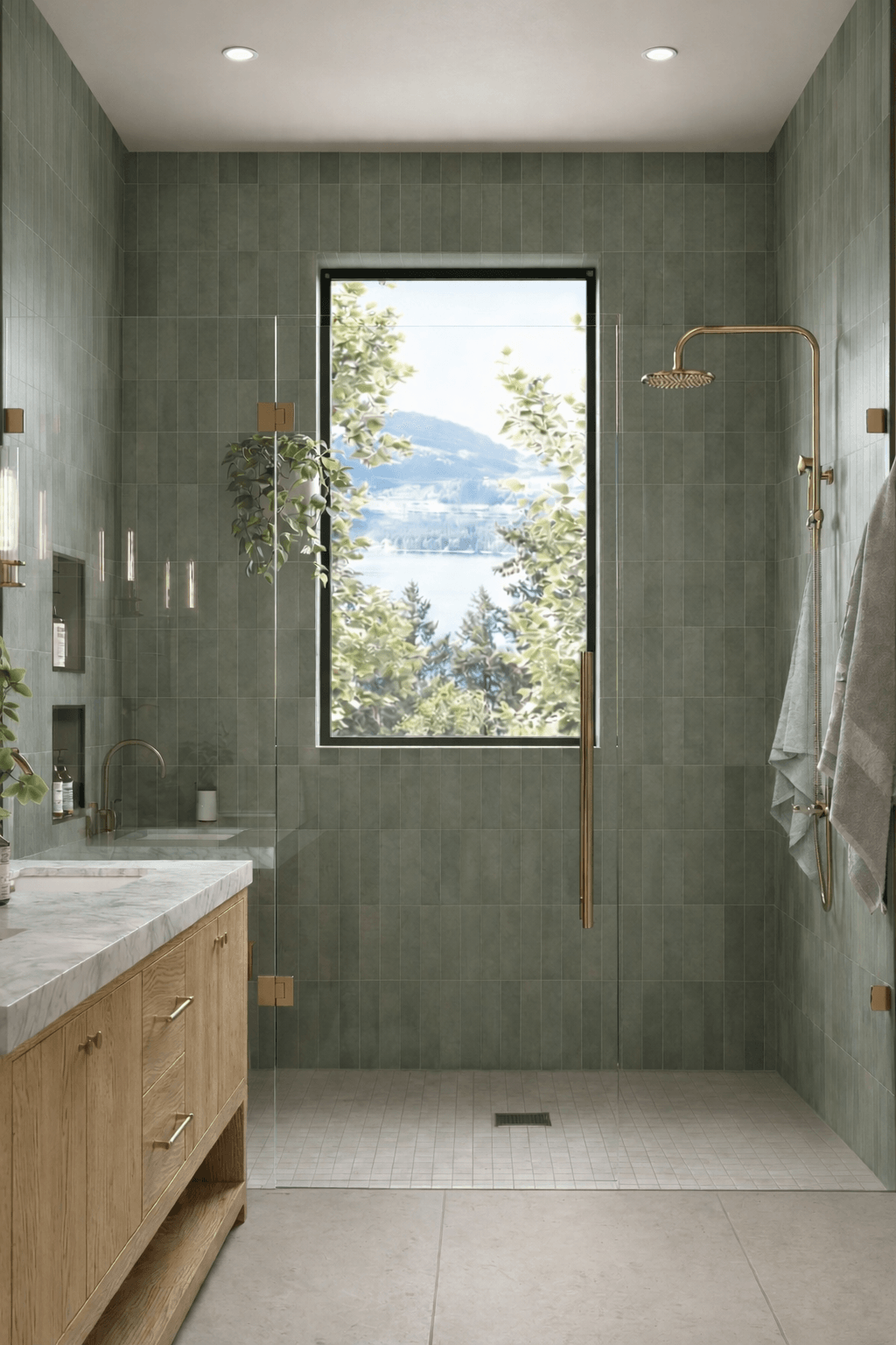 Luxury Primary Bathroom in Camas, WA | Masters Construction Group