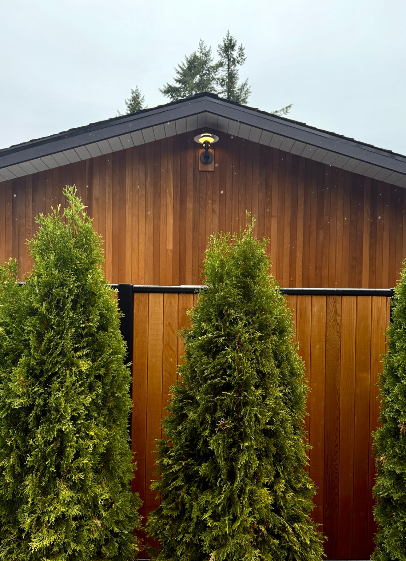 Cedar Fence with Landscaping in Portland | Masters Construction Group