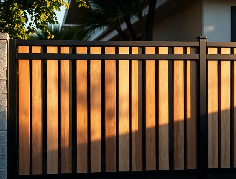 Custom custom bespoke architectural fence installed by Masters Fences in Wilsonville, Wilsonville OR