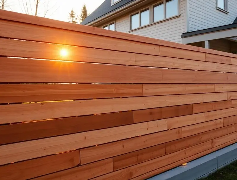 Fence installation project detail from the Masters Construction portfolio